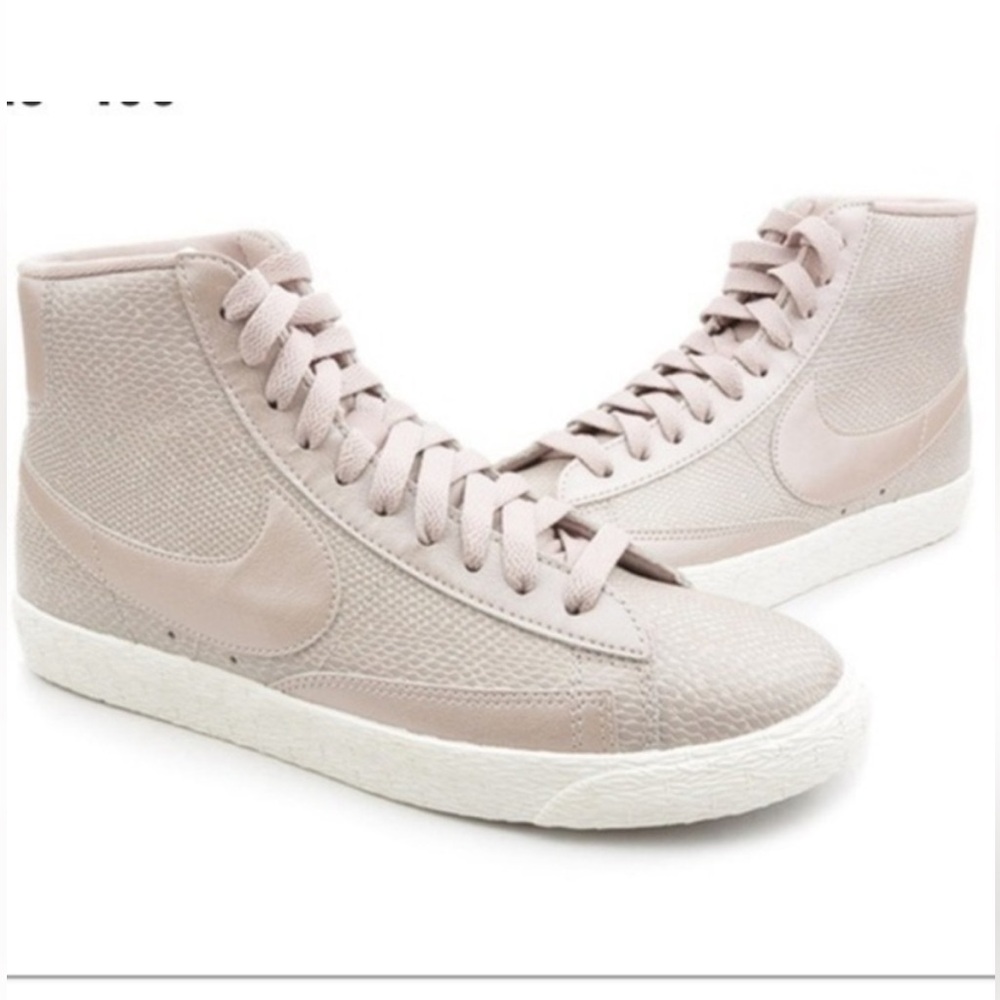 Nike Zoom Blazer Mid Snakeskin Size 7.5 Taupe